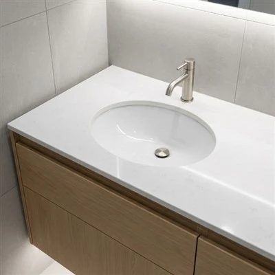 Lavabo empotrado bajo encimera